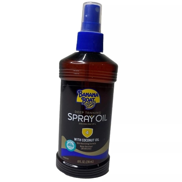 Banana Boat Deep Tanning Spray Oil SPF 4 with Coconut Oil EXPIRED - Picture 1 of 4